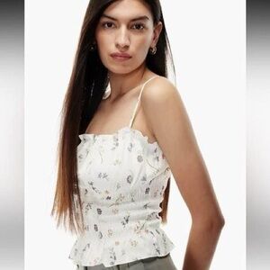 Wilfred Satin Camisole with Flowers (XXS) - BNWOT